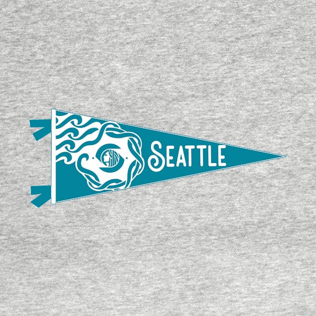 Seattle Flag Pennant by zsonn
